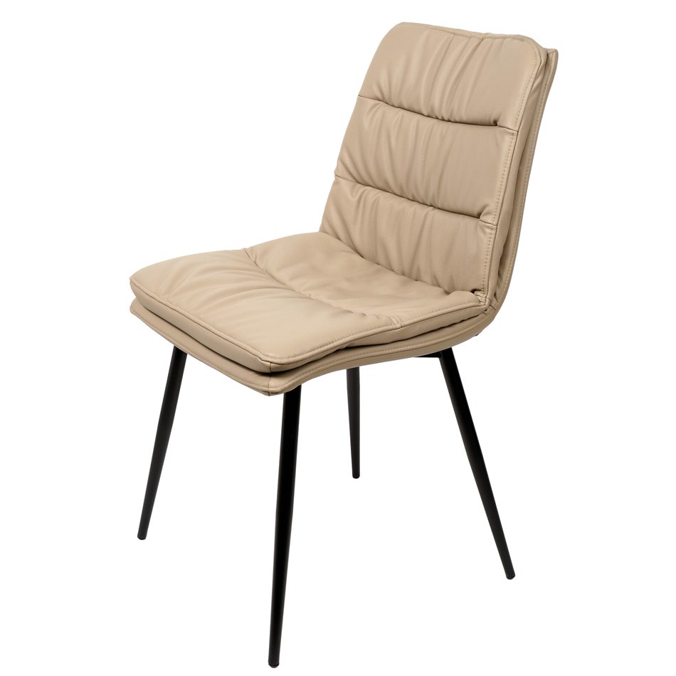 Обеденный стул Tirro 20753 cappuccino, цвет капучино, H84.5x62.5x47.5cm, высота сиденья 49.5cm