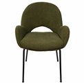 Dining chair Tirnova green, H82x61x59cm, seat height 48.5cm