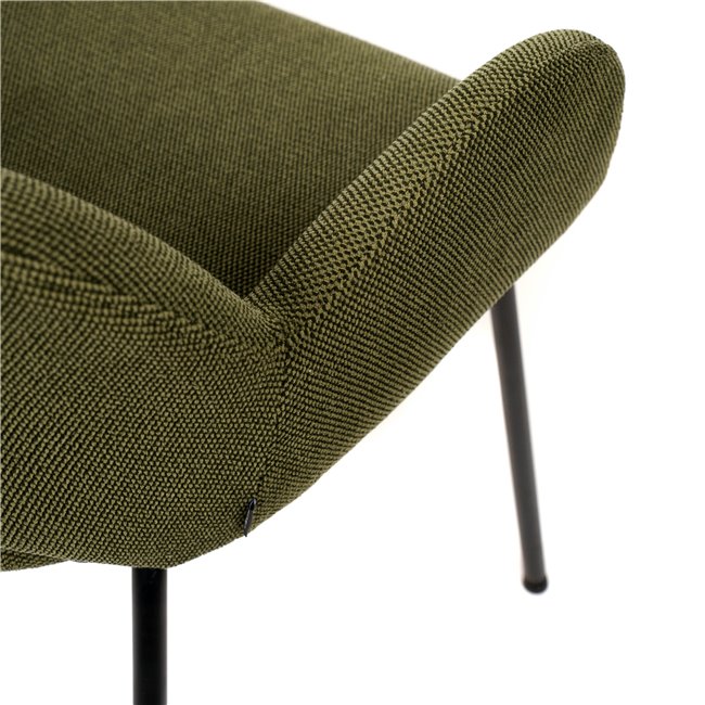 Dining chair Tirnova green, H82x61x59cm, seat height 48.5cm
