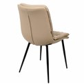 Dining chair Tirro 20753 cappuccino, H84.5x62.5x47.5cm, seat height 49.5cm