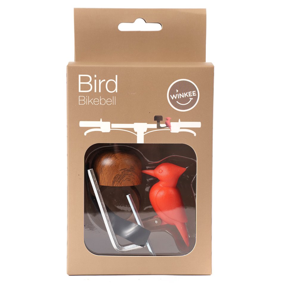 Bike ringing Bird, H6x3x6cm