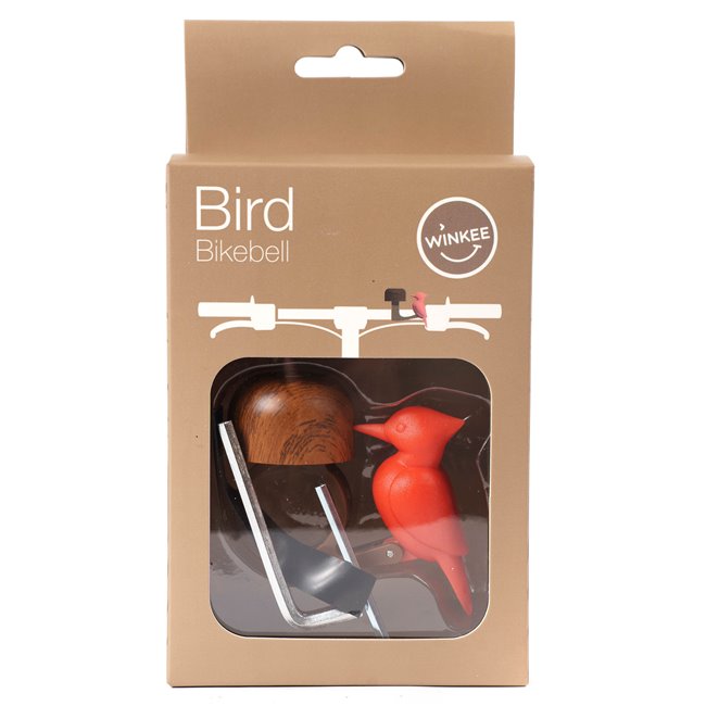 Bike ringing Bird, H6x3x6cm