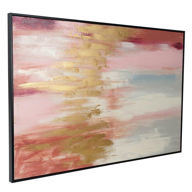 Canva Abstract gold accenteo, 80x120x4cm
