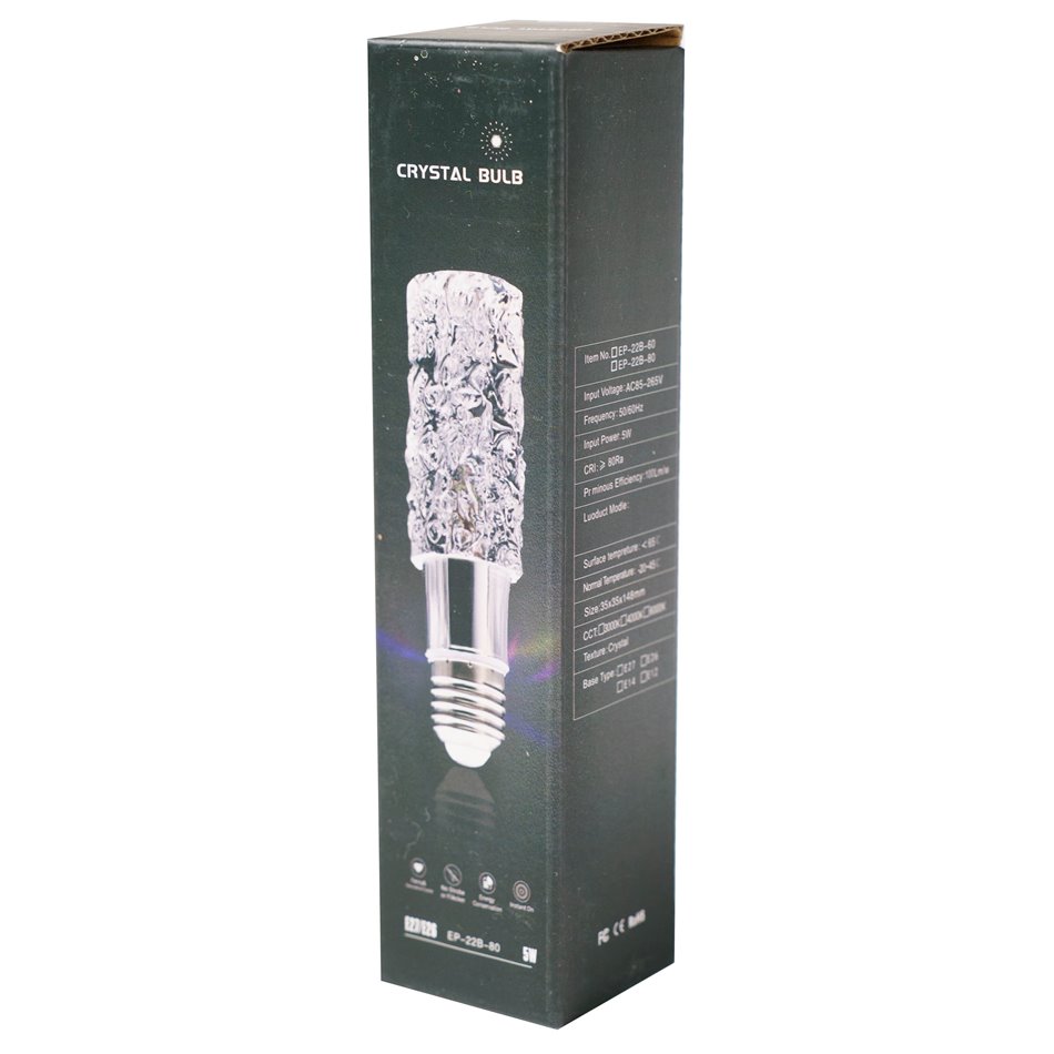 Decorative bulb Sellingen LED, E14 5W, 500lm, 3000K, H12x3.2x3.2cm
