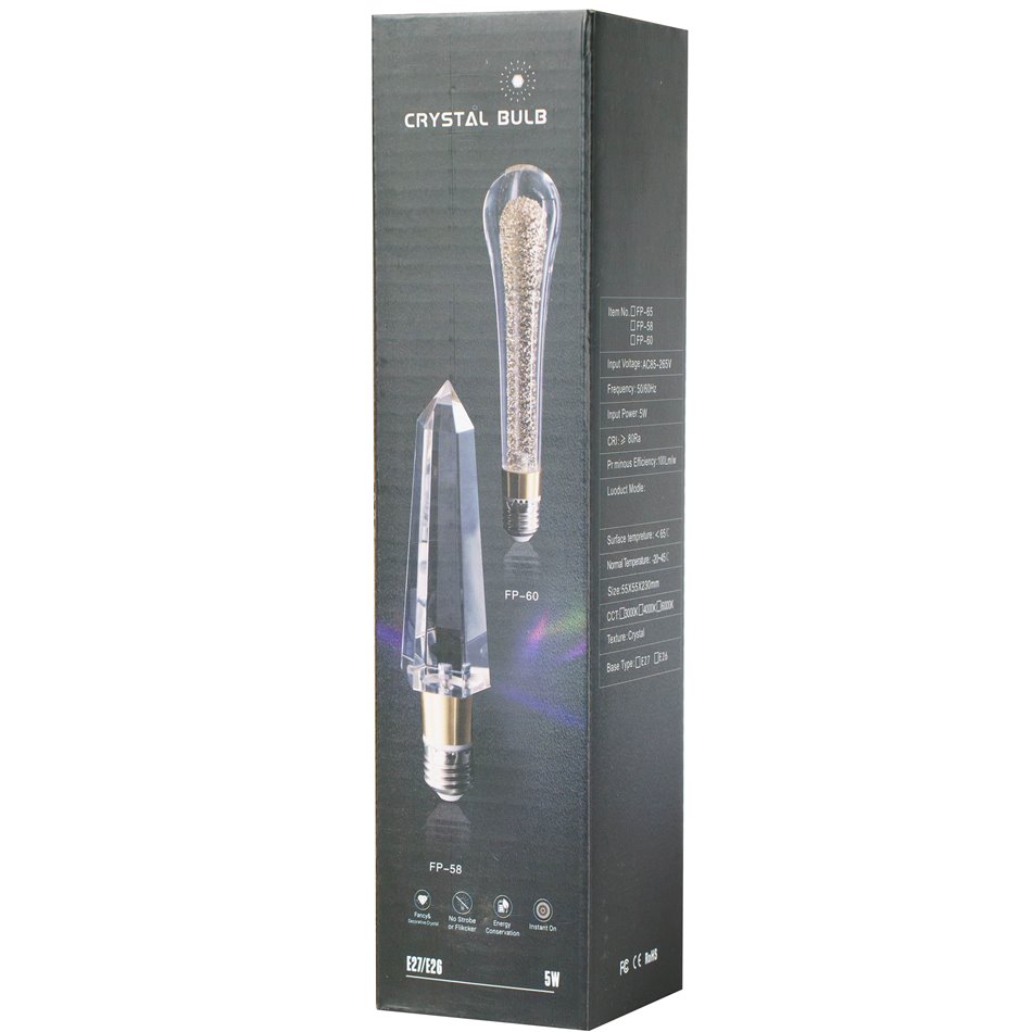 Decorative bulb Selva LED, E27 5W, 500lm, 3000K, H23x5x5cm