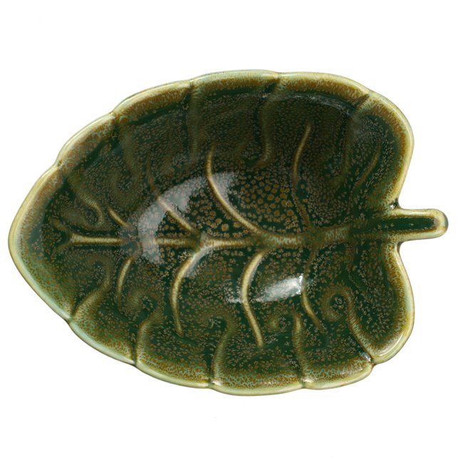 Decorative tray Tarha, green, 12.1x9.2cm H4.5cm