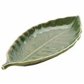 Decorative tray Tarha, green, 22.9x10.2cm H2.2cm