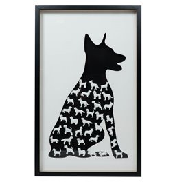 Wall decor Dog, 50x80cm
