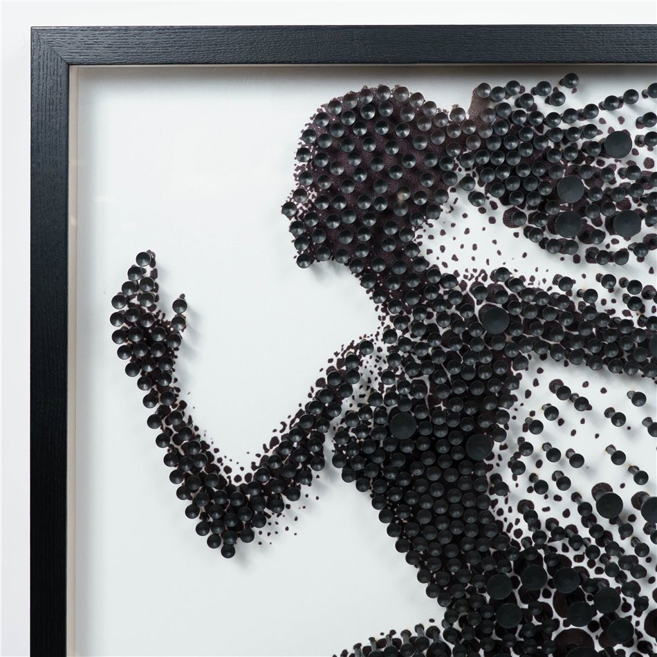 Wall decor Runnig woman, 100x100cm