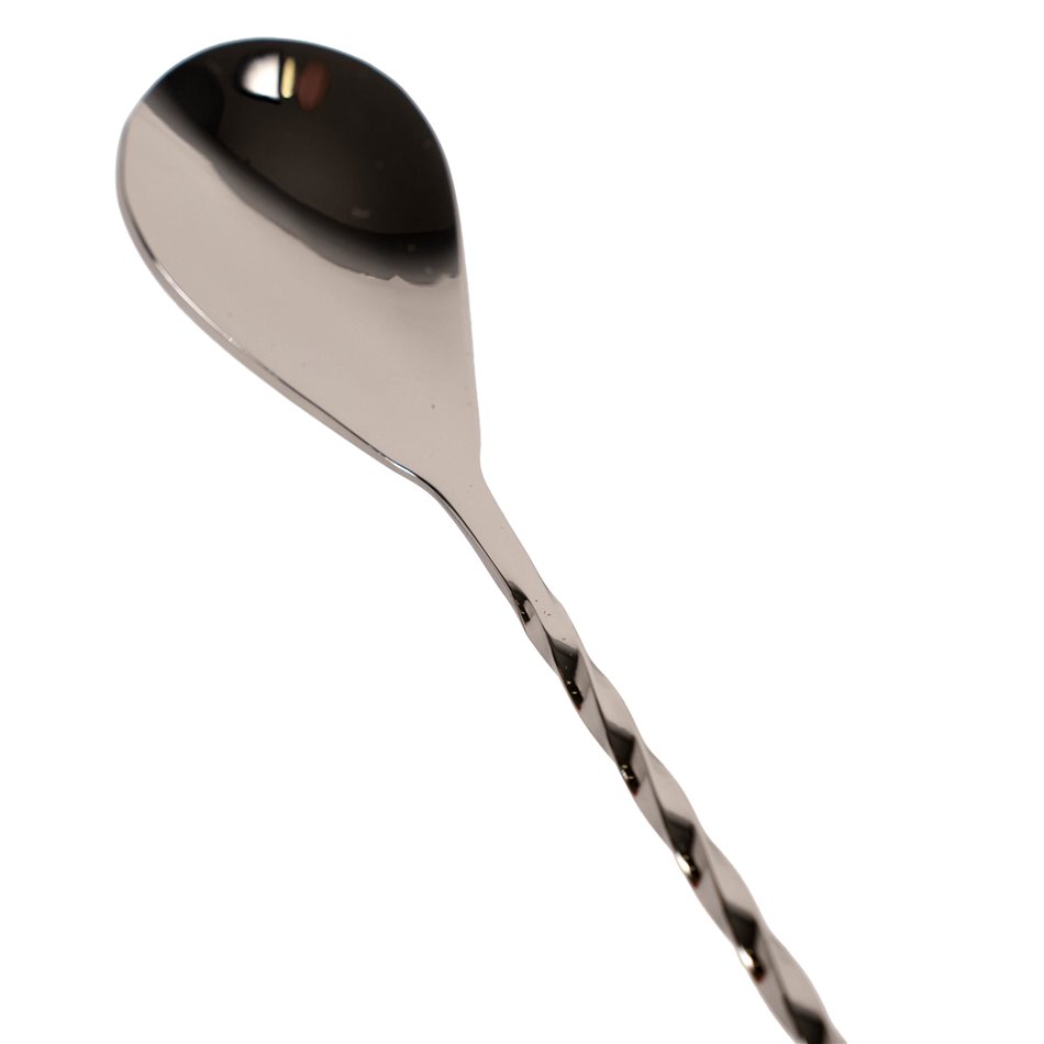 Twisted spoon Moonlight, silver color, 30x3x0.5cm