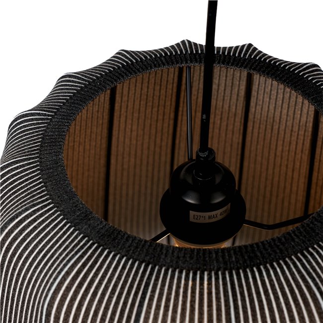 Pendant lamp Malene, H36-145cm, D40cm, E27 40W(MAX)