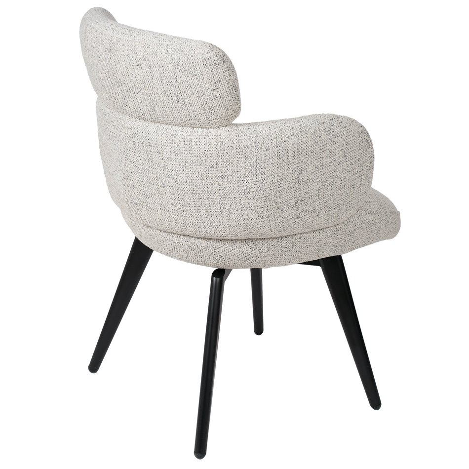 Dining chair Olivone, light grey 104, H82x58x60cm