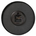 Wall clock Zelenika, black/white, D30.5x4.2cm