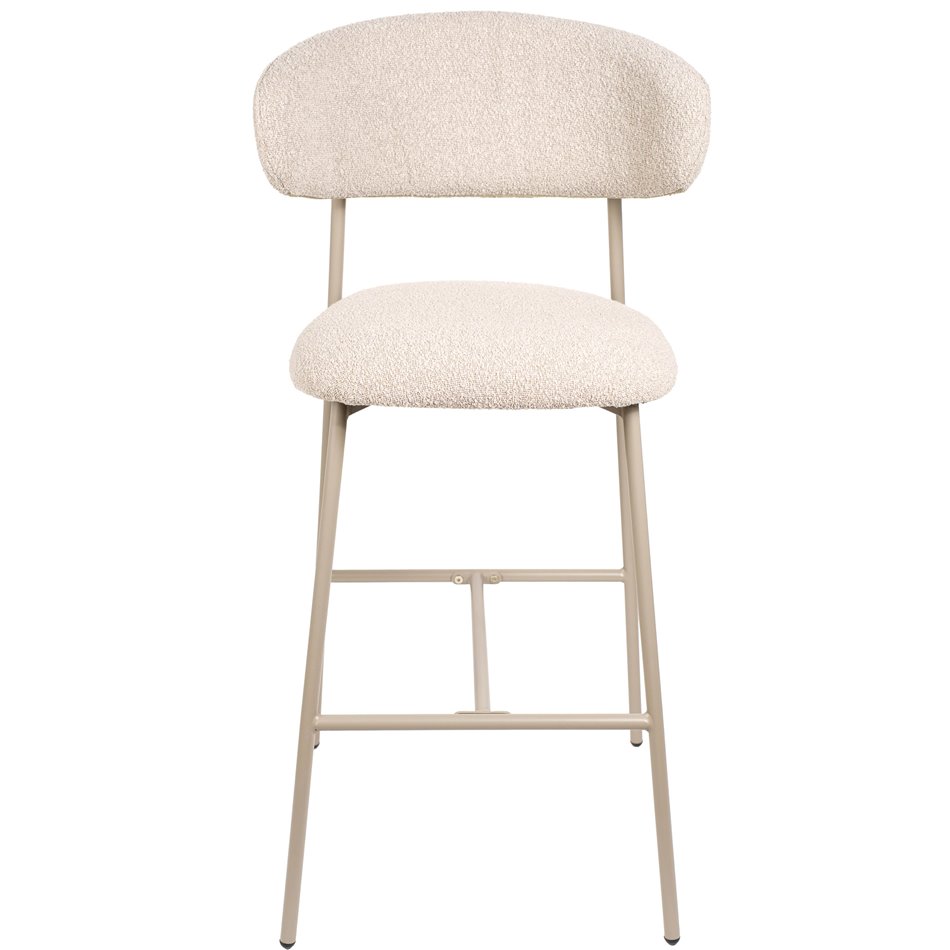 Bar chair Landsem 20, sand color/taupe, H104x52x50.5cm, seat height 75cm