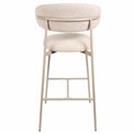 Bar chair Landsem 20, sand color/taupe, H104x52x50.5cm, seat height 75cm