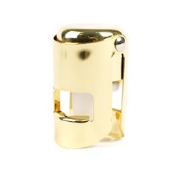Champagne stopper, gold color, H5.5x4x4cm