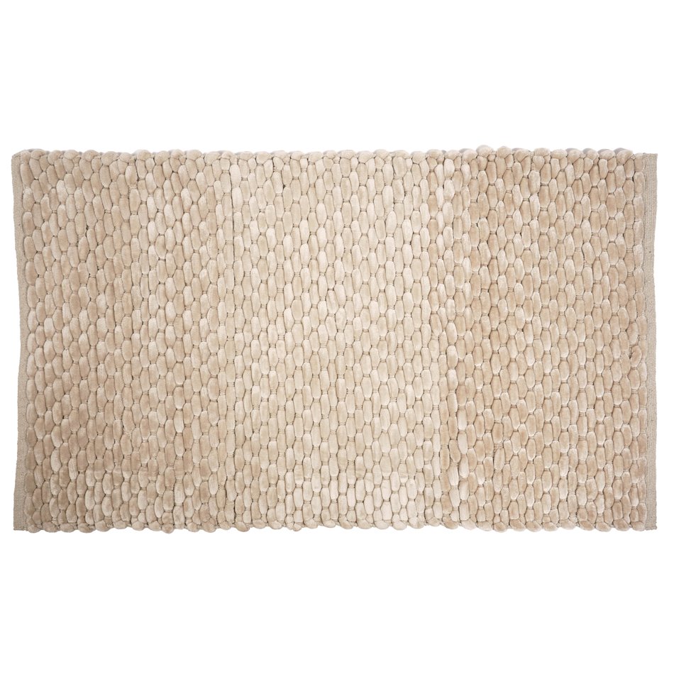 Bathmat Vanamo, sand color, 70x120cm