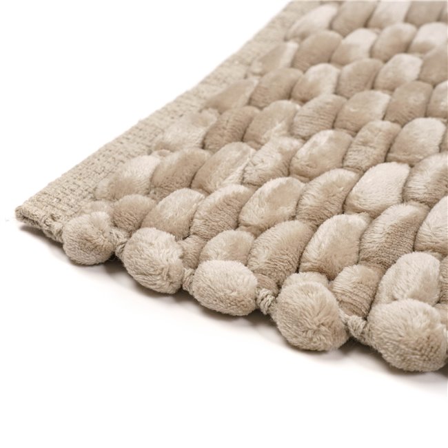 Bathmat Vanamo, sand color, 70x120cm
