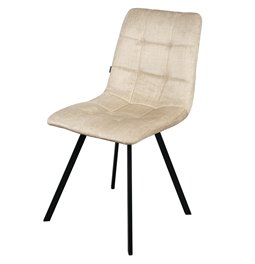 Dining chair Tauton 23, camel color, H85x56x40cm, seat height 48cm