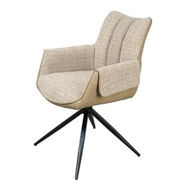 Dining chair Trinta 03, rotatable 180 degrees, H87.5x61x64cm, seat height 49.5cm