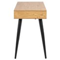 Office desk Aptun, natural color, steel/MDF, H77x50x110cm