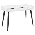 Office desk Aptun, white, steel/MDF, H77x50x110cm