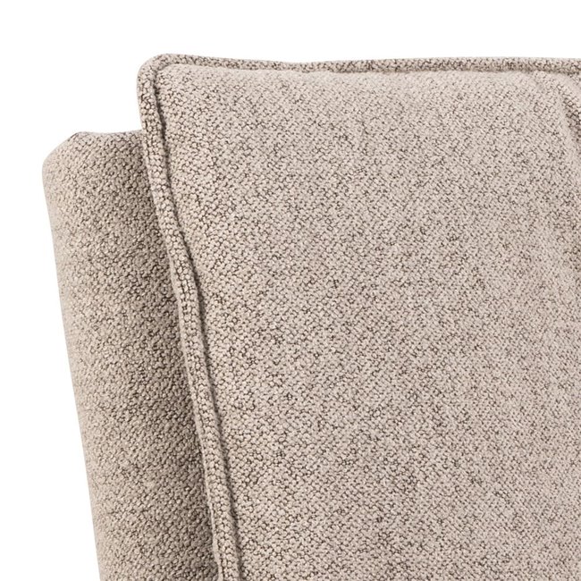 Sofa bed Akit, extendable, beige, H91x98x196cm, seat height 39cm