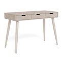 Office desk Aptun, beige, steel/MDF, H77x50x110cm