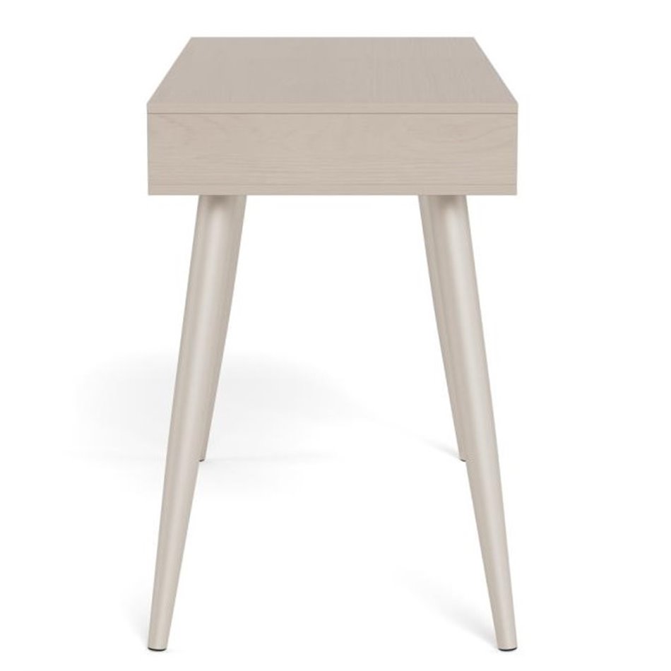 Office desk Aptun, beige, steel/MDF, H77x50x110cm