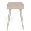 Office desk Aptun, beige, steel/MDF, H77x50x110cm