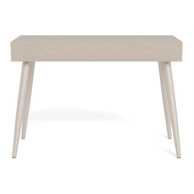 Office desk Aptun, beige, steel/MDF, H77x50x110cm