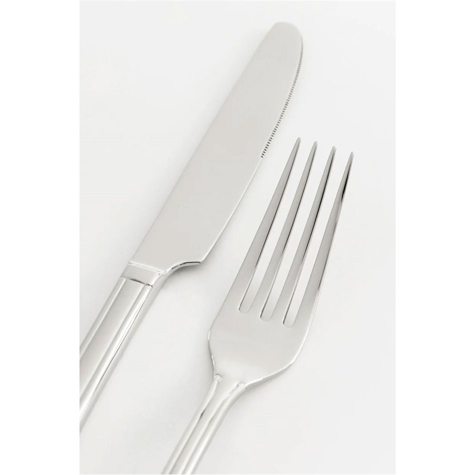 Cutlery set Andrina Silver for 4 persons, 16 pcs., H25x14x6cm