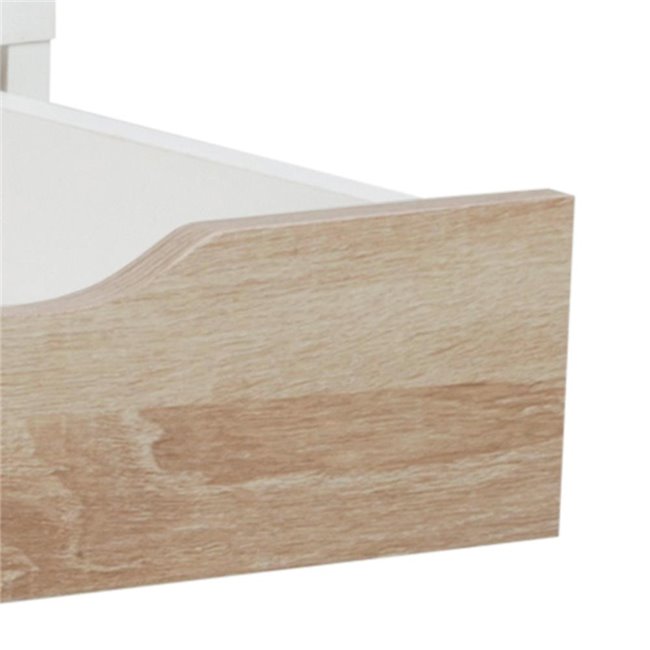 Office desk Aptun, white, steel/MDF, H77x50x110cm