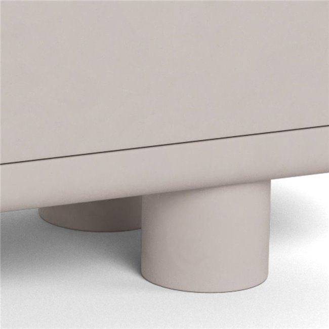 Sideboard Acage, light gray, MDF, H75x40x160cm