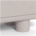 Sideboard Acage, light gray, MDF, H75x40x160cm