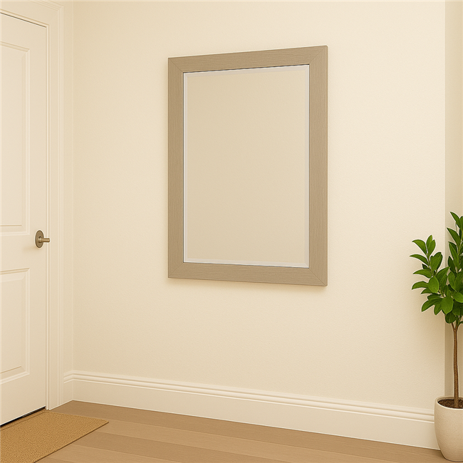 Mirror Ivla, antique white, H94x74cm