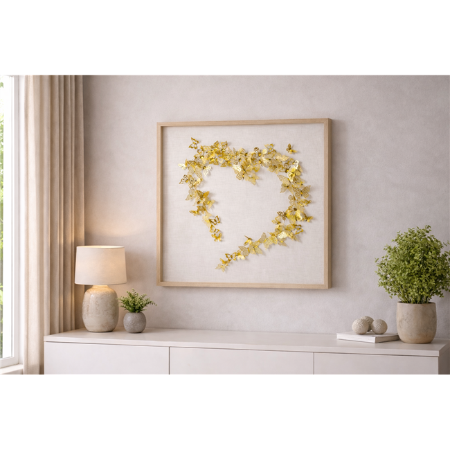 Wall decor Butterflies, 90x90cm