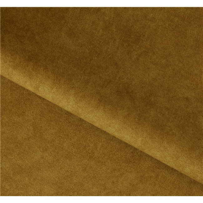 Sofa bed Eldeverio 3-seater, sleeping function, Aura 45, velvet, yellow, H83x154x103cm