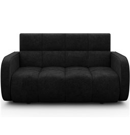 Diivanvoodi Eldeverio 3-kohaline, pikendatav, Poco 10, must, H83x154x103cm