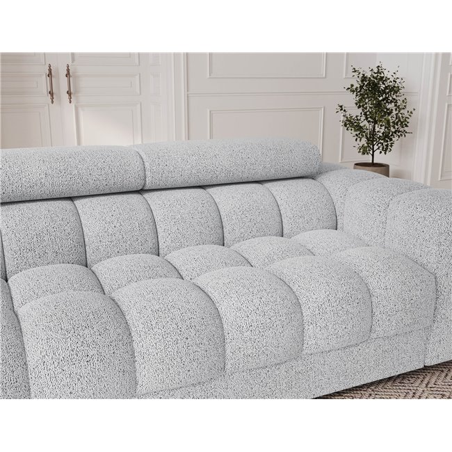 Diivanvoodi Efestello, pikendatav, Coralline 01, valge, H96x260x100cm