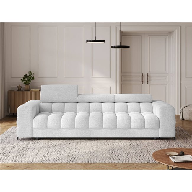 Diivanvoodi Efestello, pikendatav, Royal 01, bukleekangas, valge, H96x260x100cm