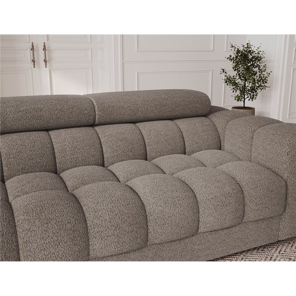 Diivanvoodi Efestello, pikendatav, Royal 20, bukleekangas, pruun, H96x260x100cm