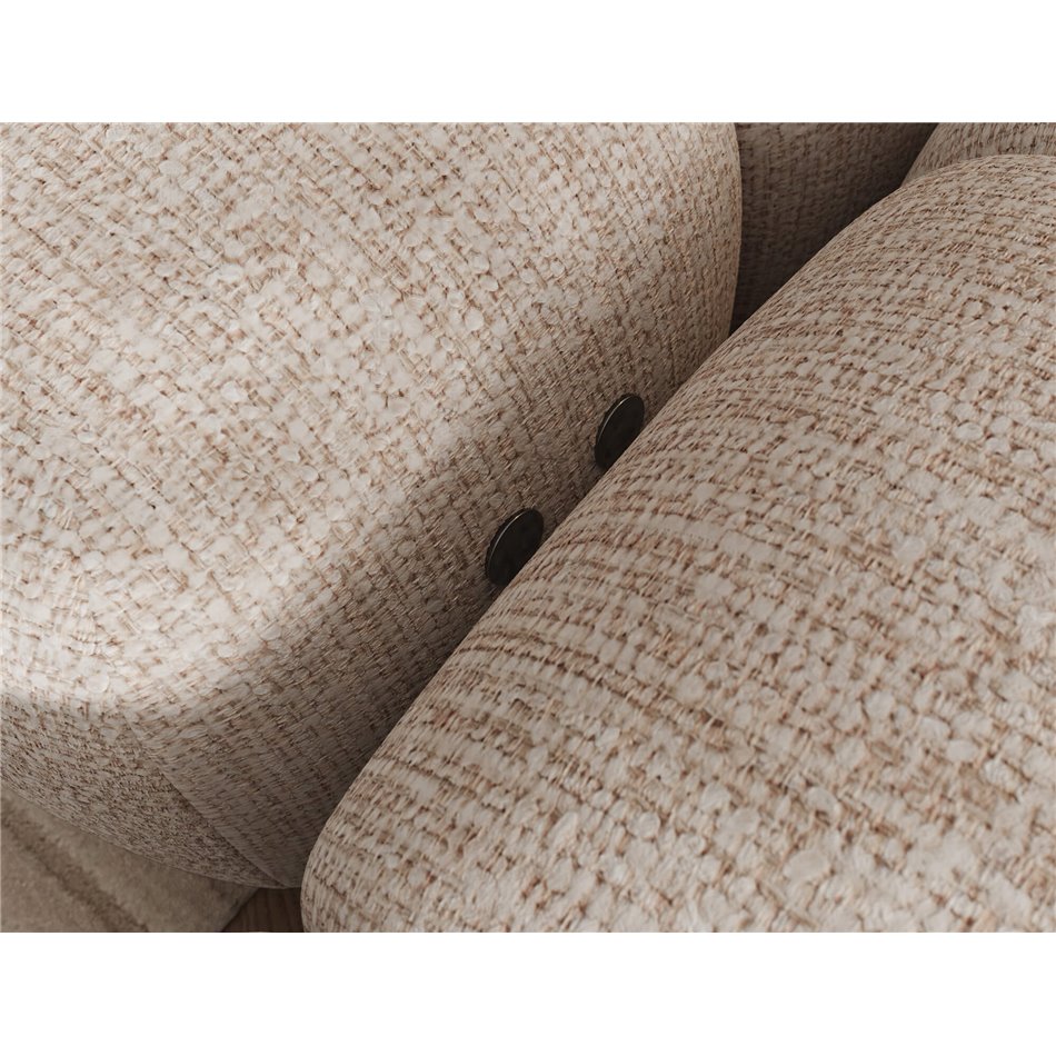 Nurgadiivan Elevvi R, pikendatav, Bazalt 18, hall, H102x260x184cm