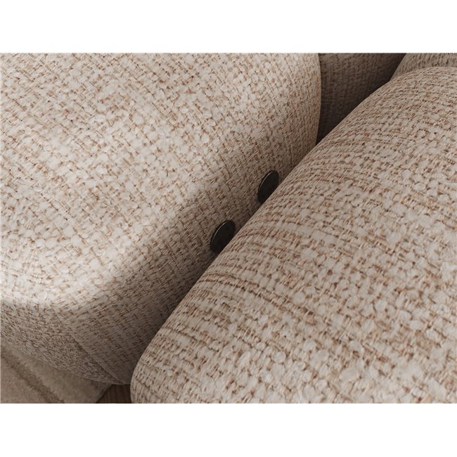 Nurgadiivan Elevvi R, pikendatav, Bazalt 18, hall, H102x260x184cm