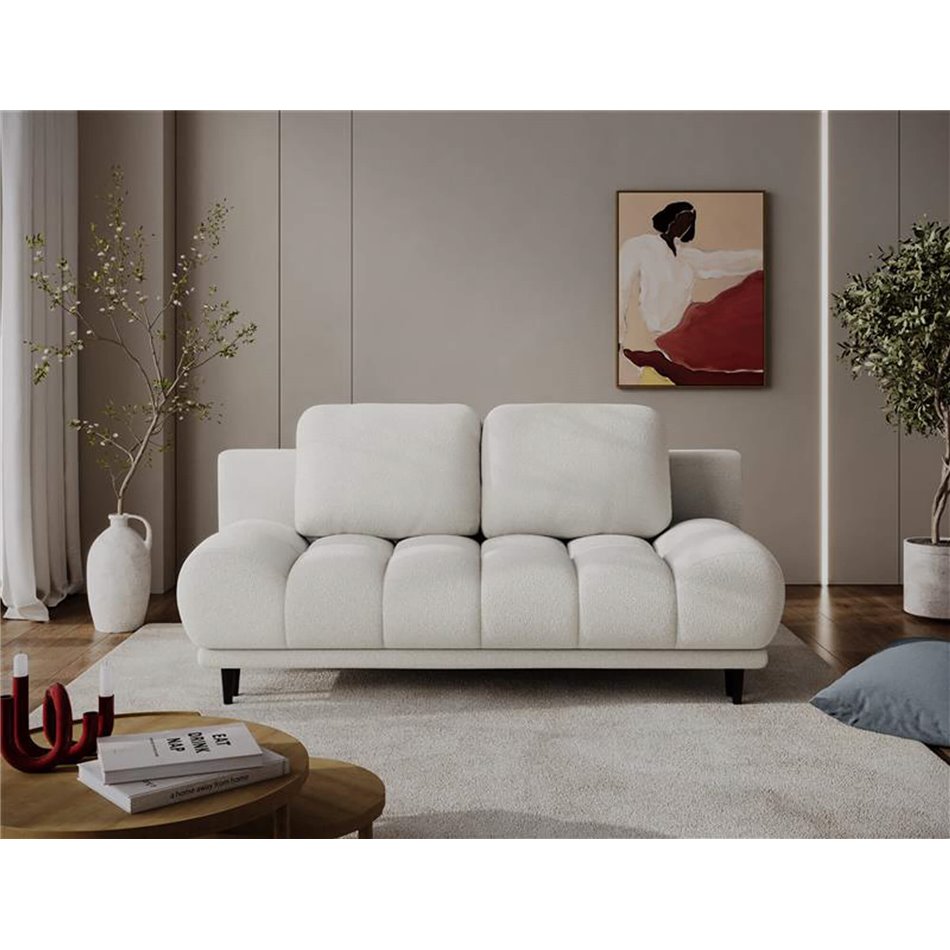 Diivanvoodi Elguavio, pikendatav, Paolli 01, valge, H97x210x91cm