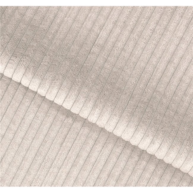 Nurgadiivan Erento R, pikendatav, Jarell 18, laineline samet, beež, H78x296x194cm