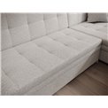 U-shaped sofa Evento Symmetrical, sleeping function, Jarell 18, corduroy, beige, H78x359x165cm