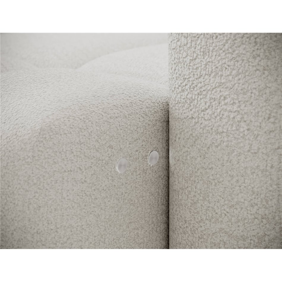 Nurgadiivan Efanito L, pikendatav, Royal 01, bukleekangas, valge, H105x288x200cm