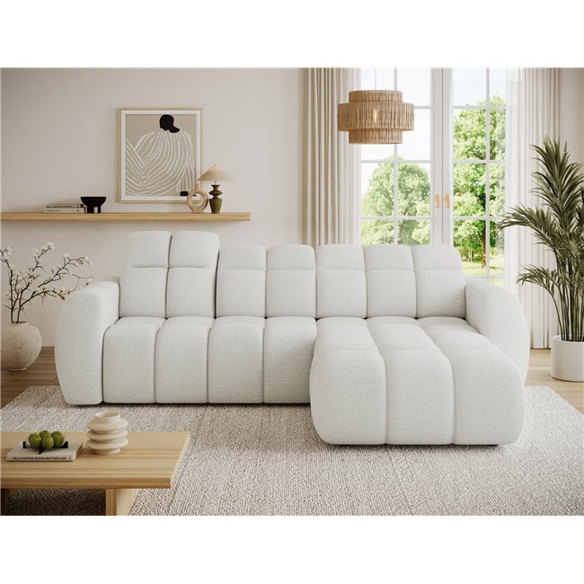 Nurgadiivan Efanito L, pikendatav, Paolli 40, sinine, H105x288x200cm