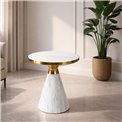 Side table Jakobsberg, iron/ceramic, D50cm H60cm